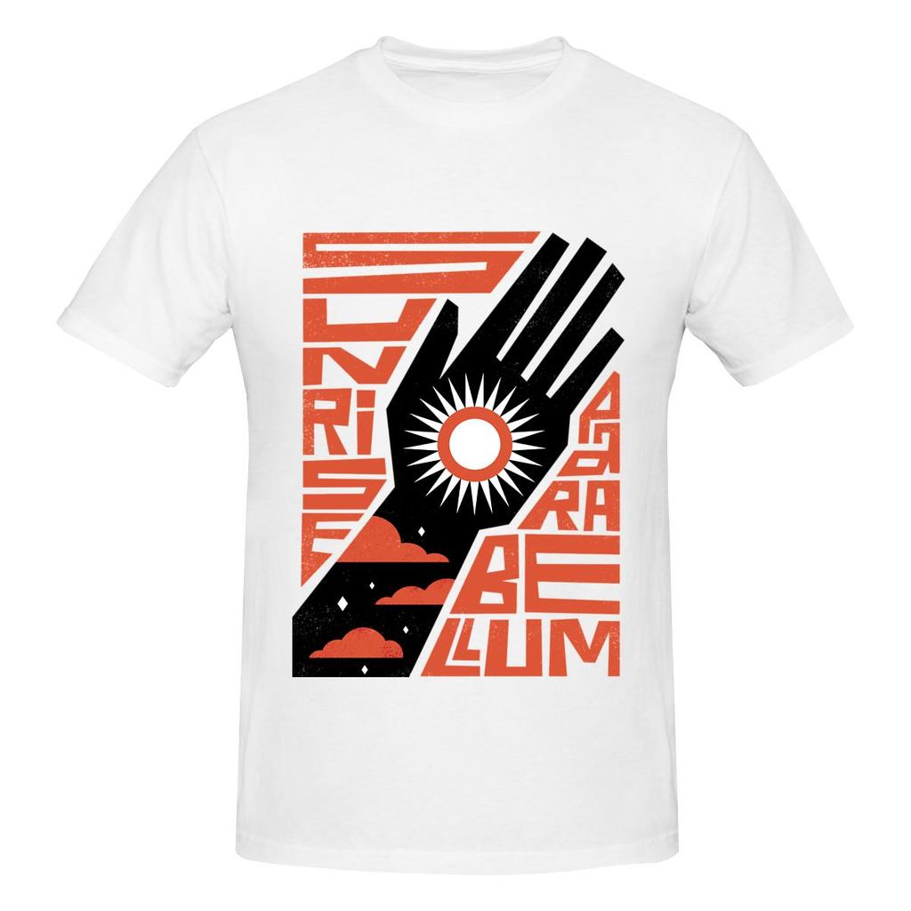 Sunrise Parabellum Delicate Tshirt Retro Vibe Commuting Essential Tshirt
