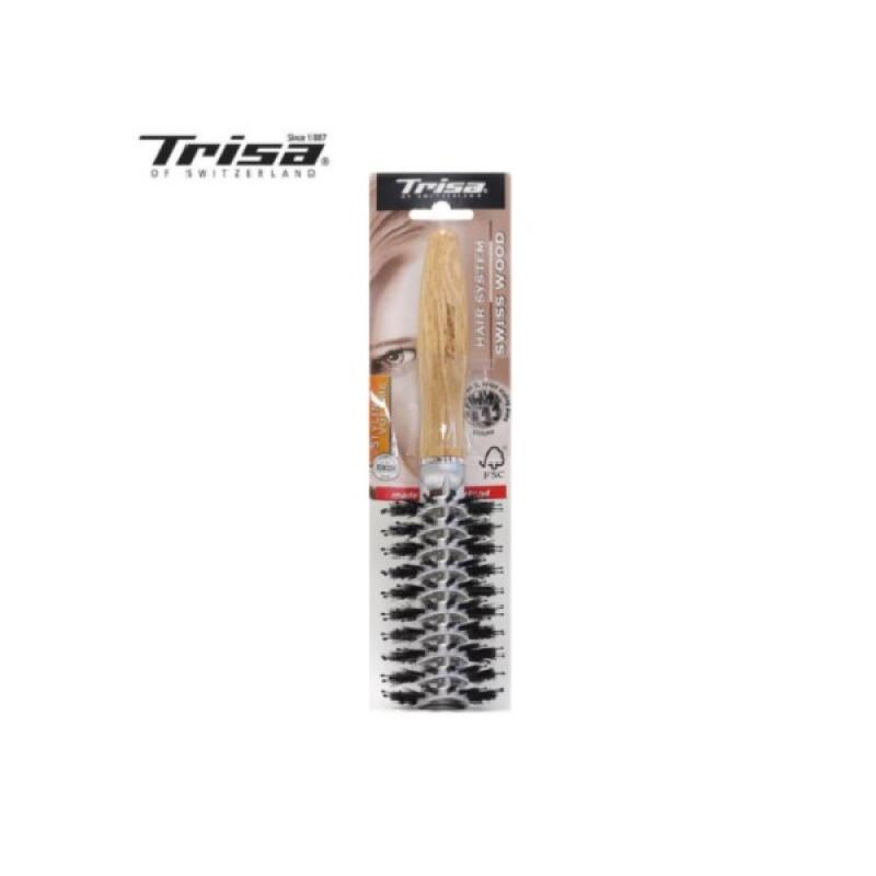[1083] Щетка для укладки и придания объема TRISA Wood Roll