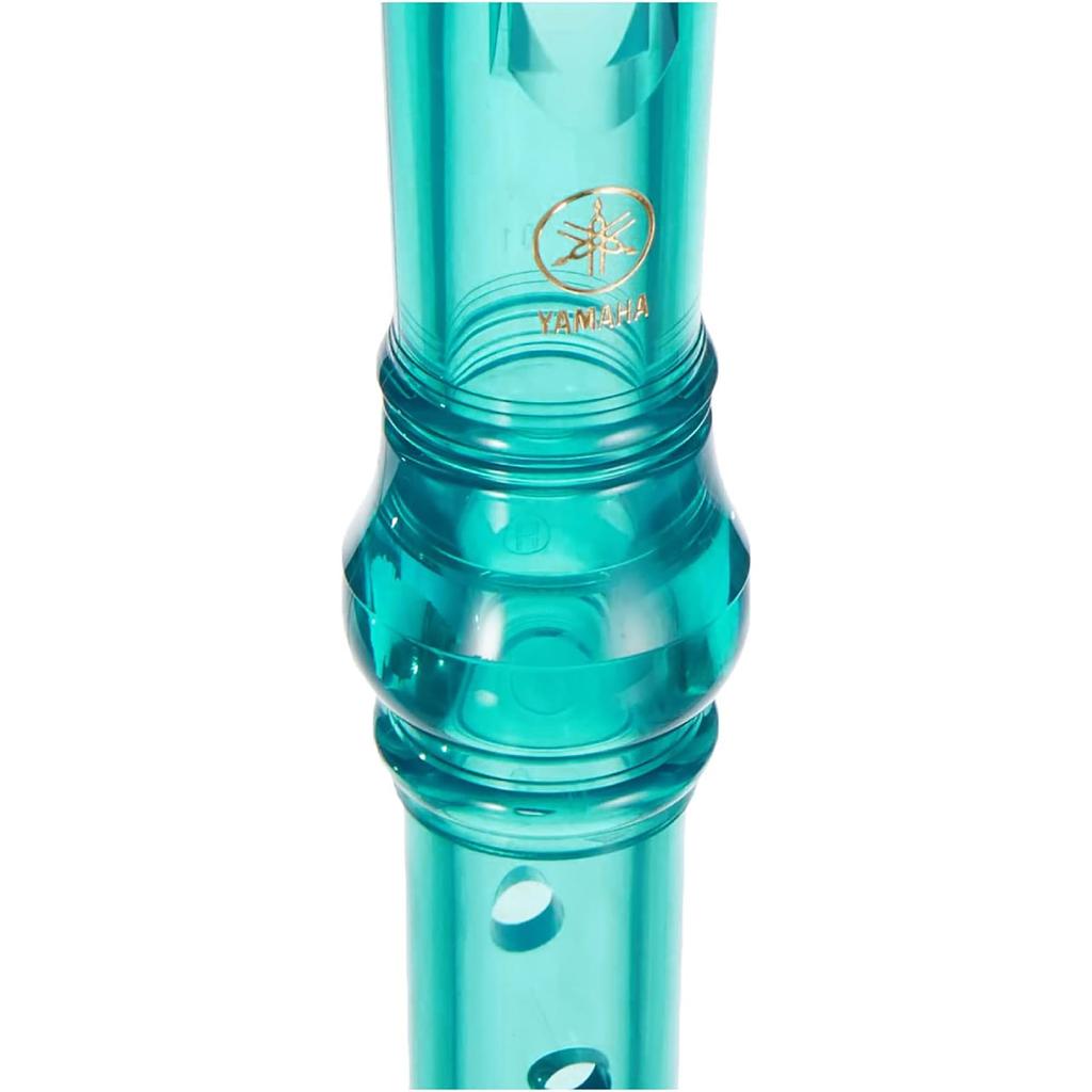 ABS Resin Soprano Recorder German Fingering Blue Translucent YRS-20GB
