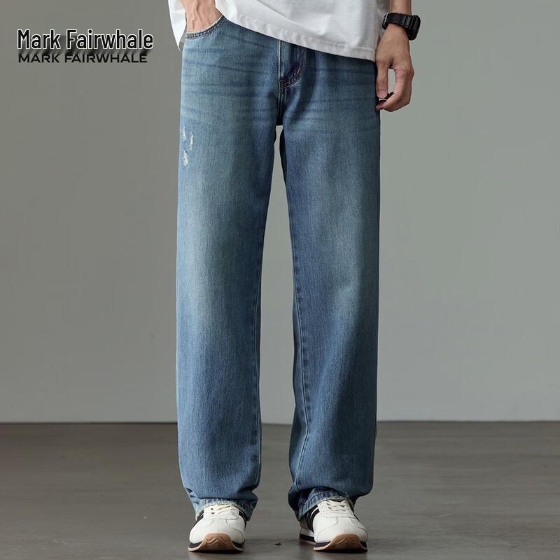 Mark Fairwhale Men's Tencel Lightweight Straight Jeans