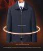 Men's Thickened Plush Jacket: Stylish Autumn/Winter Coat for Middle-Aged and Elderly Men