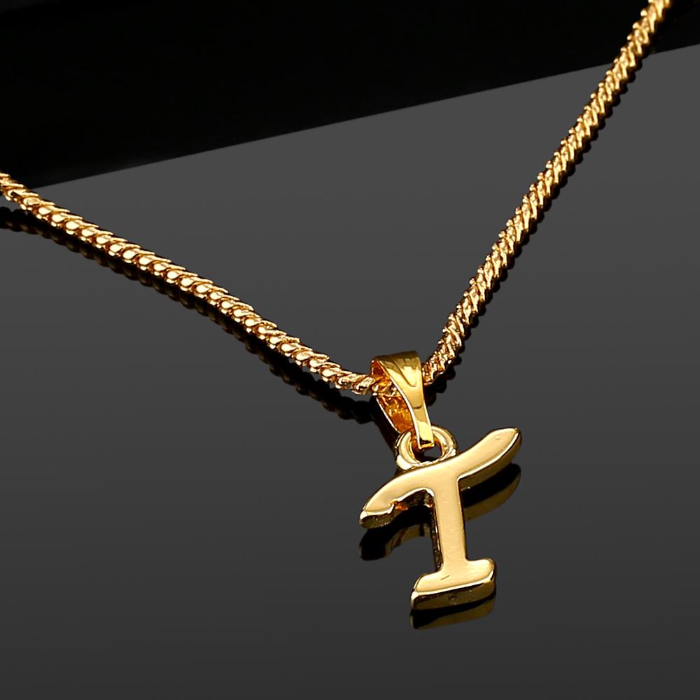 

Estele Valentine gift - Позолоченная подвеска Intital T Letter для женщин