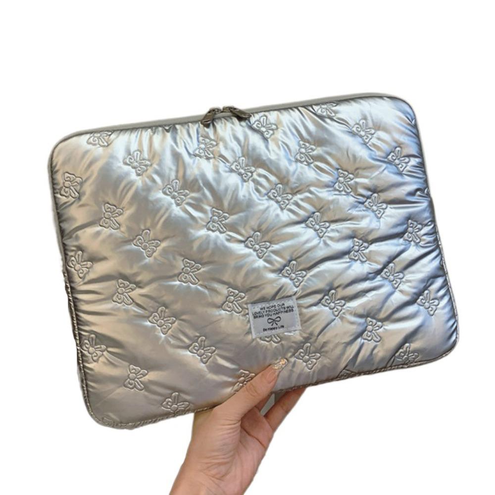 

Портативная мультяшная сумка для ноутбука, противоударная, для девочки, сумка для компьютера, чехол для планшета, для ноутбука/нетбука/планшета S серебряный