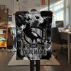 1PC Collingwood Raven Crest Custom Name Patterned Flannel Blanket Suitable For All Seasons For Home Decor Warmth And Comfort Gifts Holiday Present