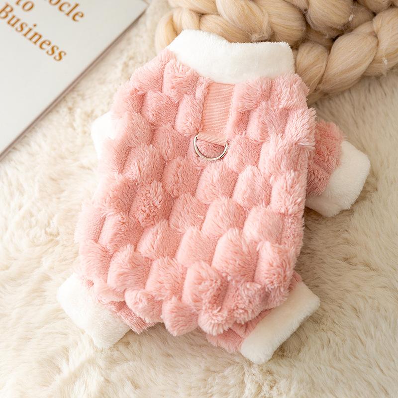 Fleece Dog Clothes Luxury Dog Jumpsuit Pet Warm Coat Chihuahua French Bulldog Costume Kitten Puppy Sweatshirt Winter Dog Hoodies