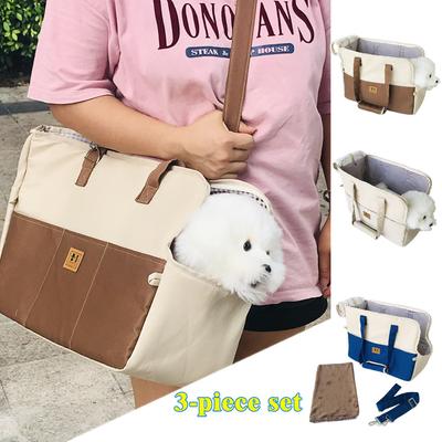 Pet Carrier for Cats Dog, Polyethylene Foam Cotton Interlayer, Dog Carriers Cat Carriers, Car Seat Pet Protection Travel Carrier