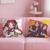 idol anime Zombie Land Saga Cushion Cover Soft  EasyWash Pillow Case  Versatile for Couch Bed Travel and Office