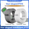 For Bambu Lab AMS Star Shaped PTFE Tube 4mm OD 2.2mm ID Teflonto Ultra-Smooth Flow Low-Resistance for 1.75mm Consumables