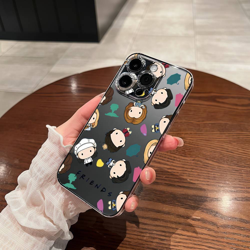 Friends TV Show Phone Case For IPhone 17 16 15 14 13 12 11 Pro Max Mini 16E Shockproof Non-Slip Soft Clear Cover
