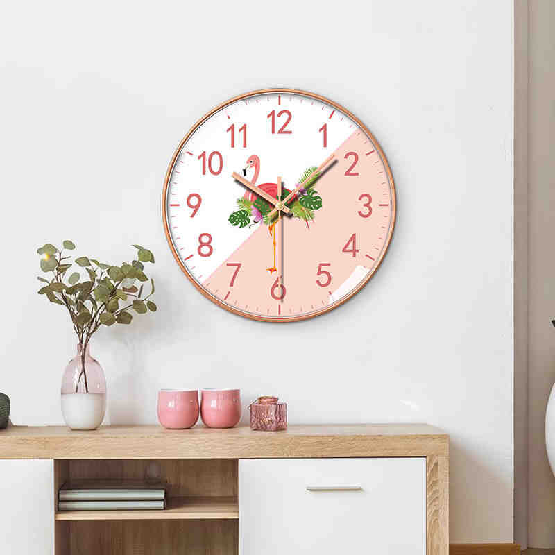 8-inch 20cm Silent Wall Clock, Living Room, Bedroom, Home, Creative, Fashionable, Simple, Modern Cartoon Clock