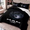 MAN 3Pcs Bedding Set Duvet Cover With Two Pillowcases For Bedroom Home Decoration