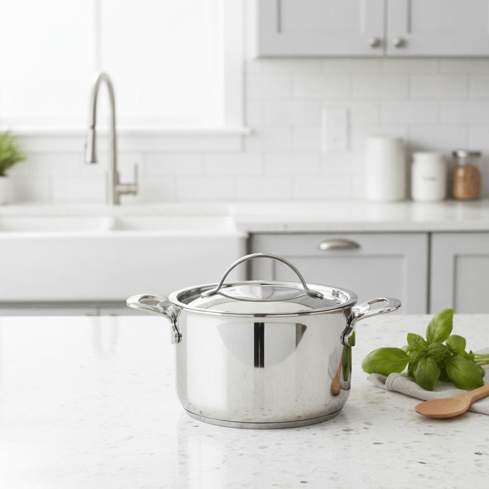 Double Handle Baby Food Pot 10CM Small Cooking Pot Slow Cooker Mini Milk Pot Stove