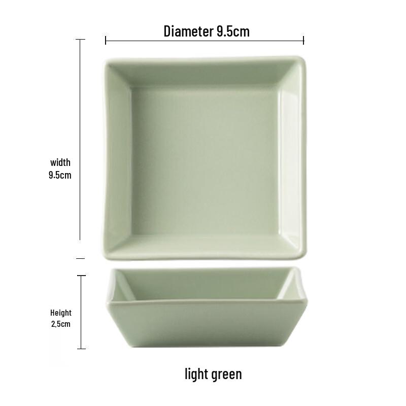 Japanese Style Square Ceramic Dipping Dishes