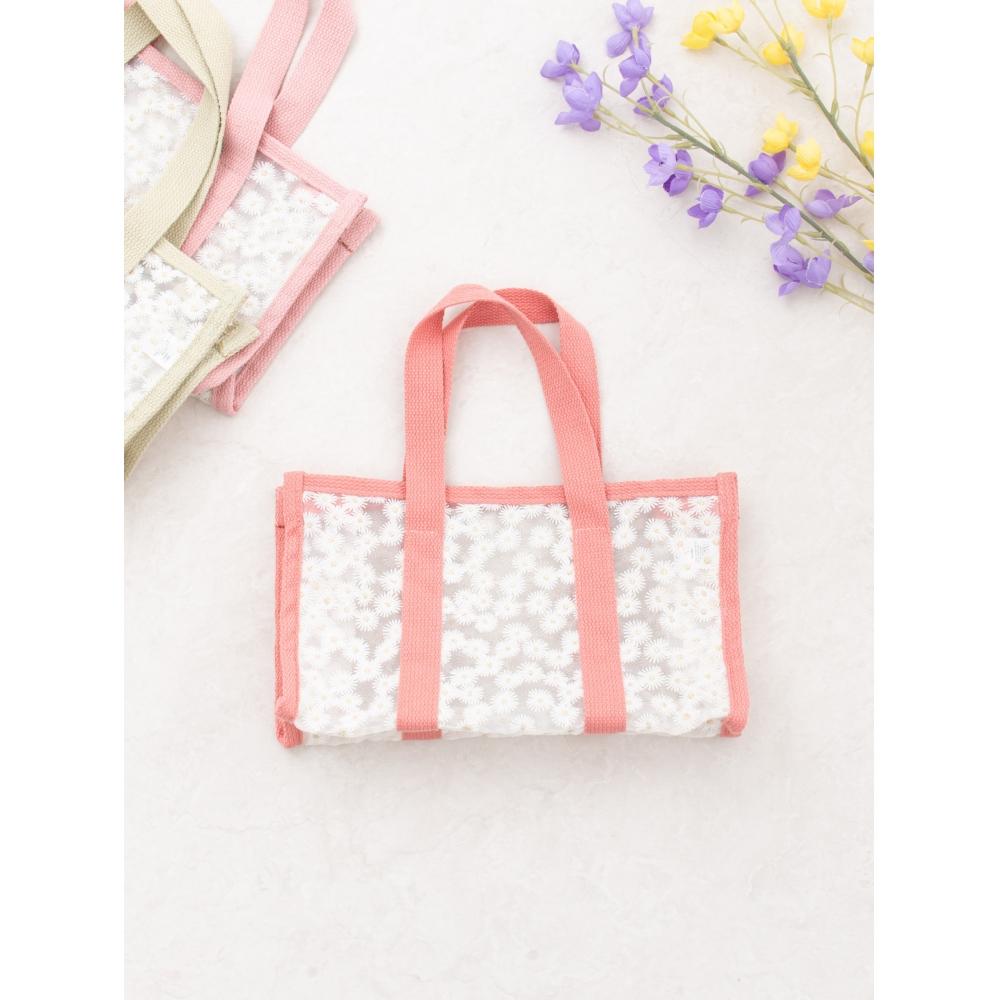 

Сумка-тоут з вишивкою Daiso Spring Spring beige