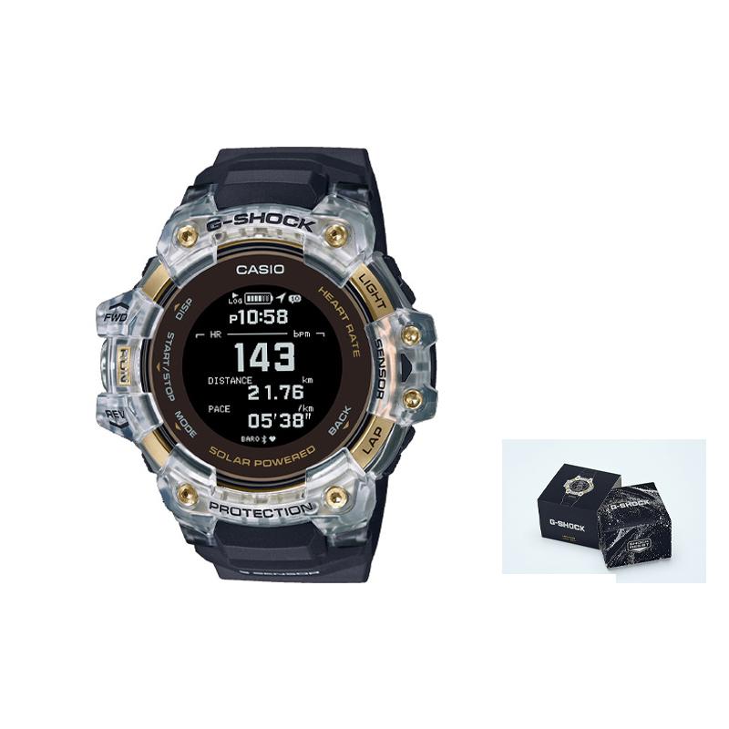 Casio G-SHOCK series fashionable watch, impact-resistant structure, waterproof, quartz movement, resin strap, Japanese and Korean GBD-H1000-1A9JR