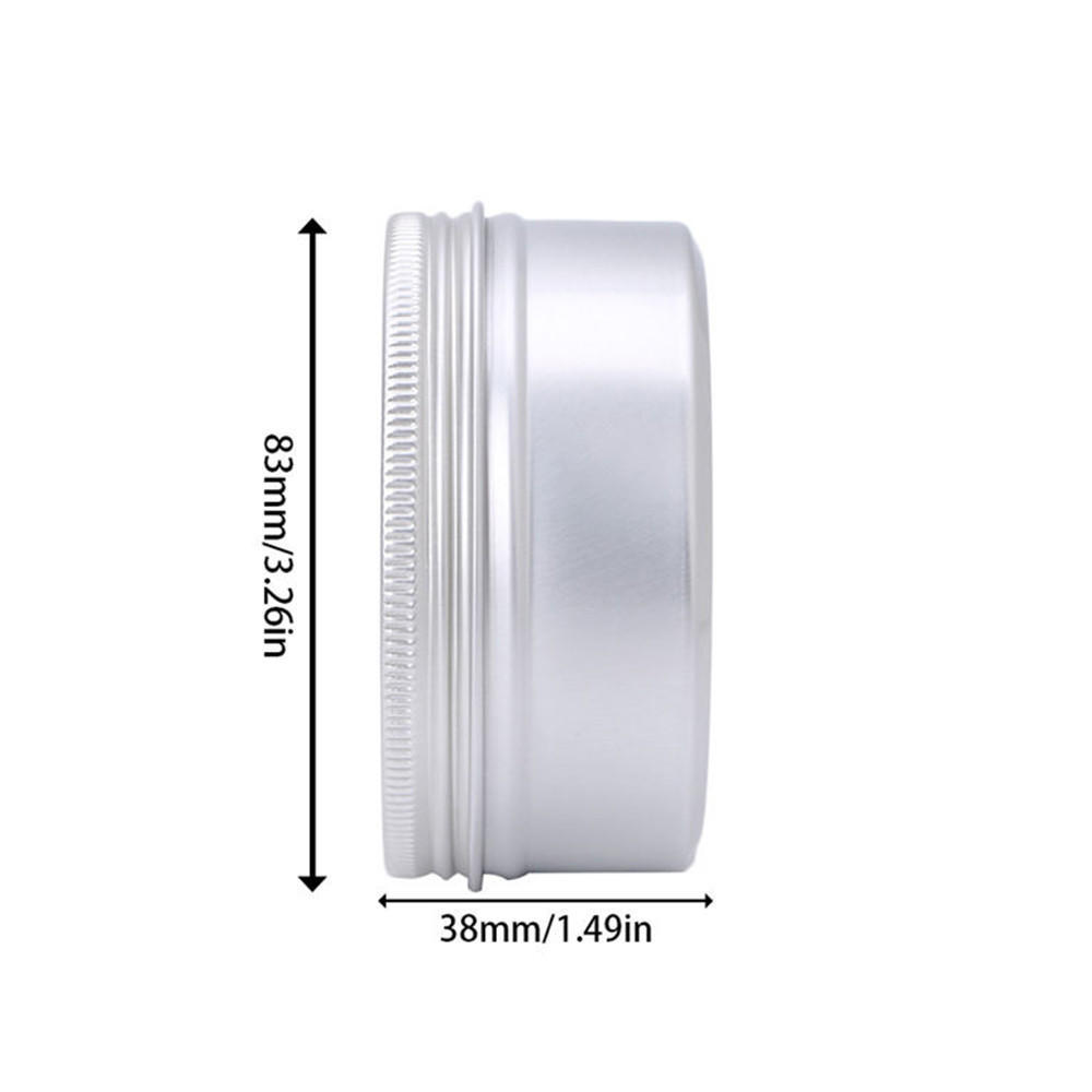 180ML Aluminium Empty Cosmetic Pot Jar Tin Container Box Screw Lid Craft