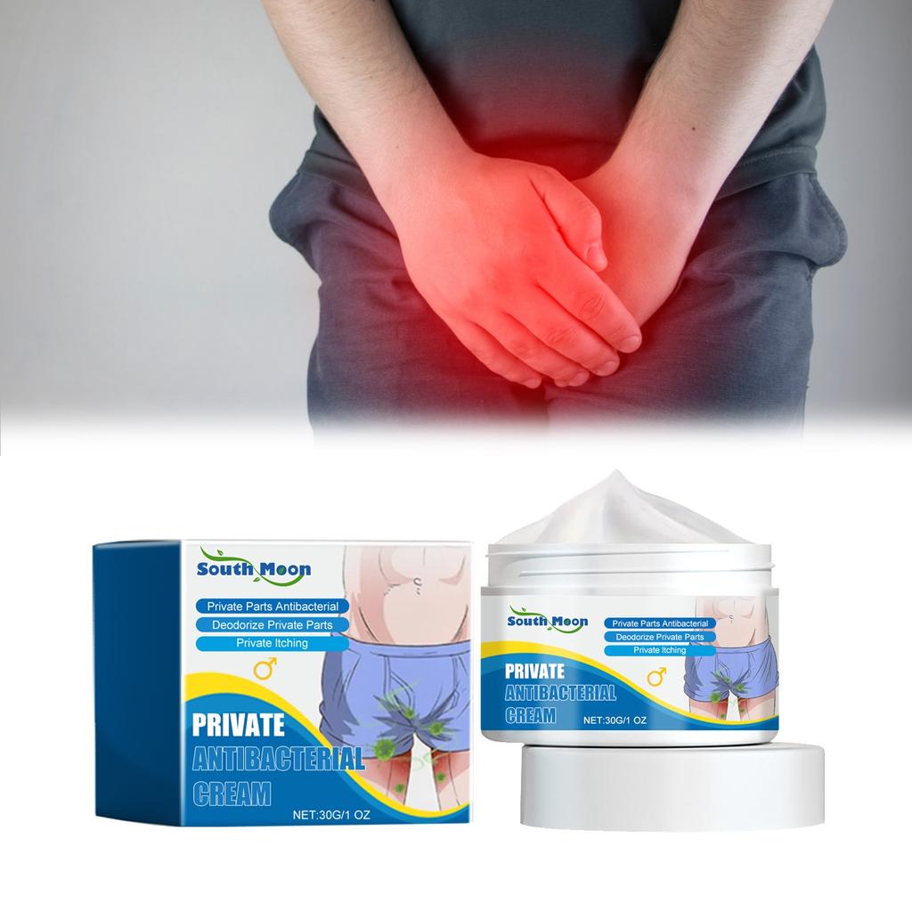 Juckreizlindernde Salbe für Männerhaut bei Ausschlägen und Juckreiz, Feuchtigkeitscreme für trockene Haut, natürlicher Fuß- und Körperbalsam, 30 ml