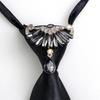 Girls' No-Knot School Tie - New Style, Short Neck, Ideal for Students