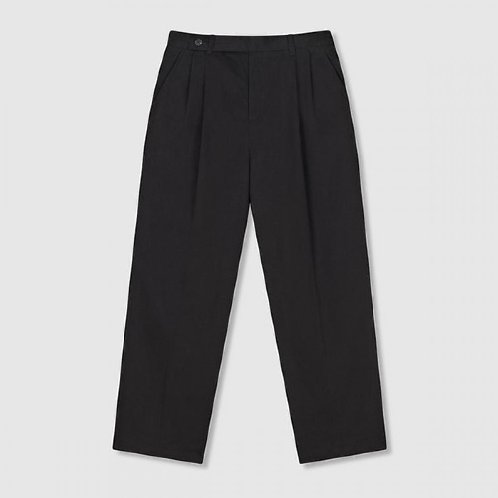

[spao] Two Tuck Wide CoTTon PanTs SpTcc12m04 T Black/74