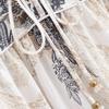 Spring 2026 Elegant Long Sleeve Bohemian Maxi Dress - European & American Style