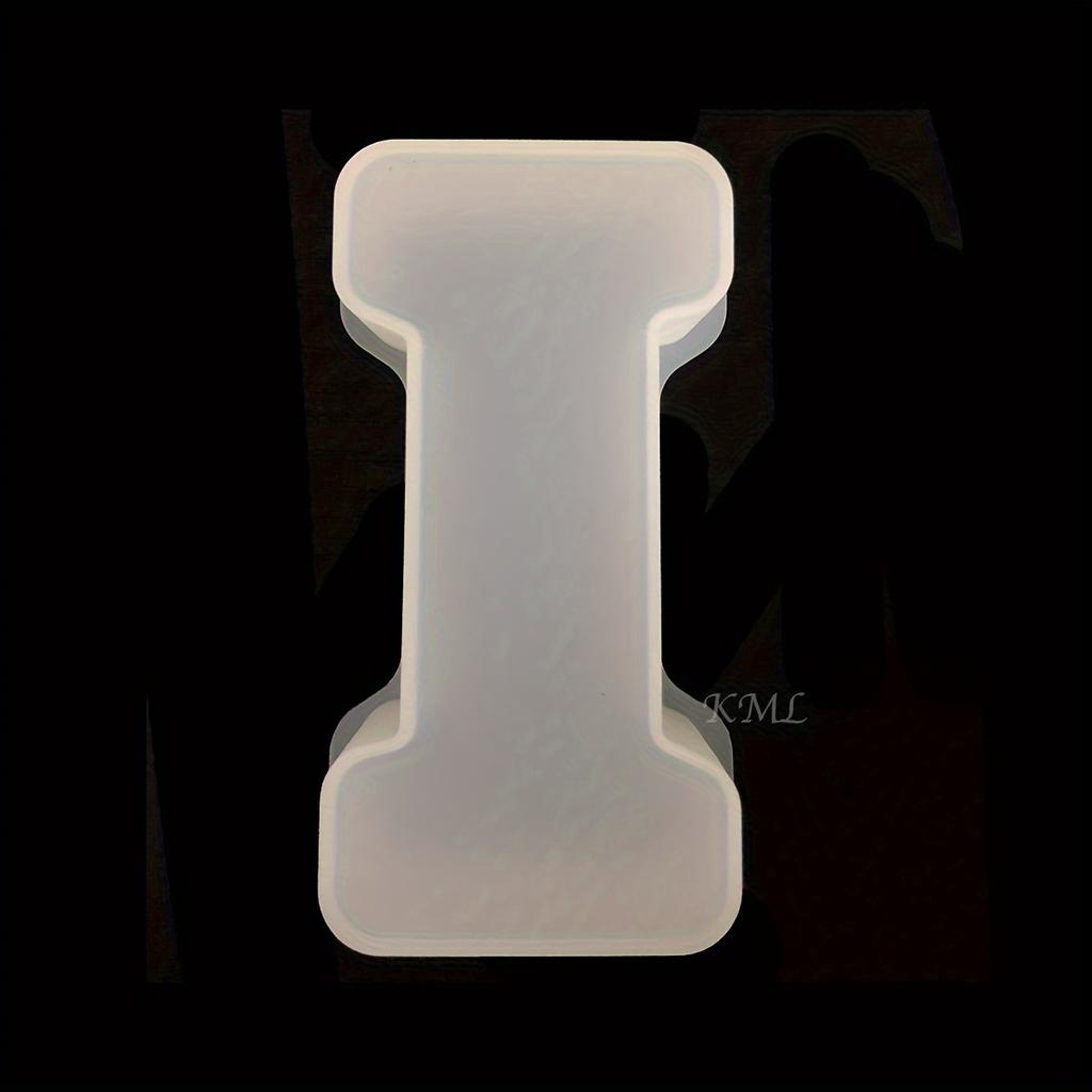 26 Stück Silikonform für englische Buchstaben, 10 Silikonformen für Ziffern, 26 Buchstaben- und Zahlenformen Handgefertigter Buchstaben-Harzguss