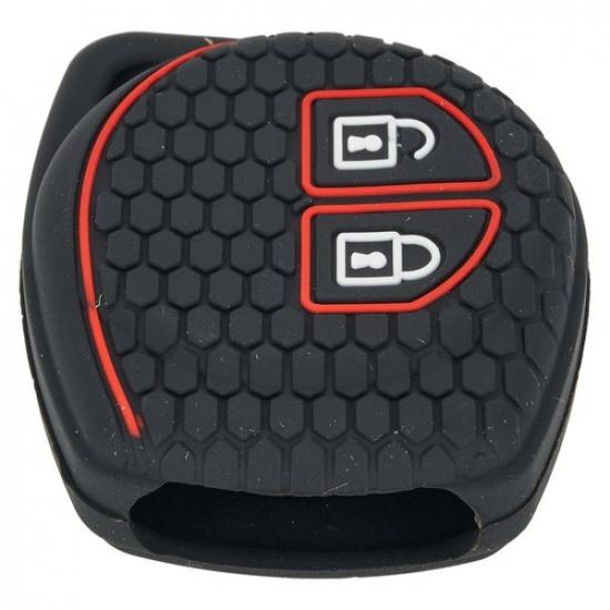 

Button Remote Key Cover Case Car Accessories 2 Button Remote Black Key