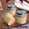 Set of 4 Wooden Thermos Stoppers for Hot Water & Tea Bottles - Newcomer Exclusive with Free Shipping