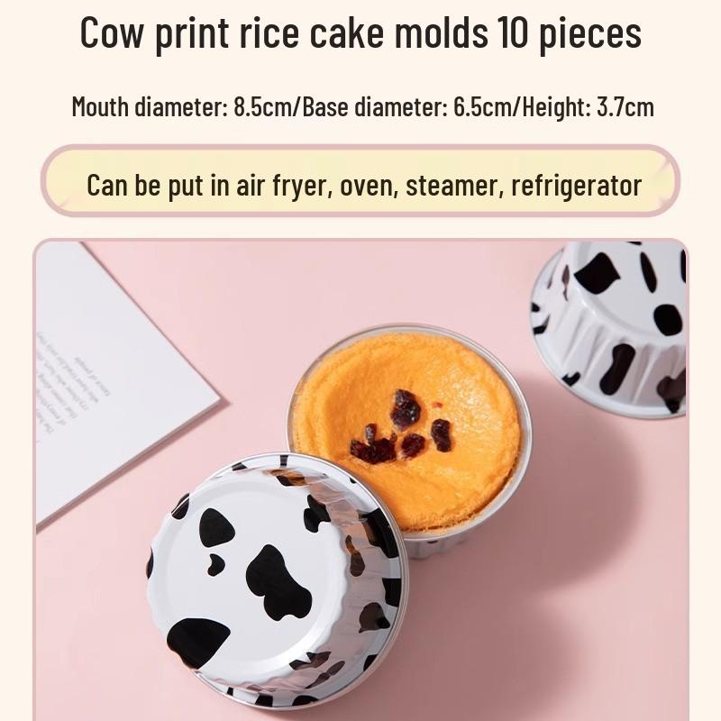 Compact Reusable Tin Foil Egg Tart Molds for Air Fryer & Oven Baking