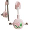 Tulip Pattern Shower Head Support Stand 360° Adjustable Wall Mounted Shower Base  Kitchen
