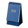 2026 Desk Calendar Twin-Coil Binding Tabletop Calendar 16 Month Runs from Sep 2025 To Dec 2026 For Daily Scheduling