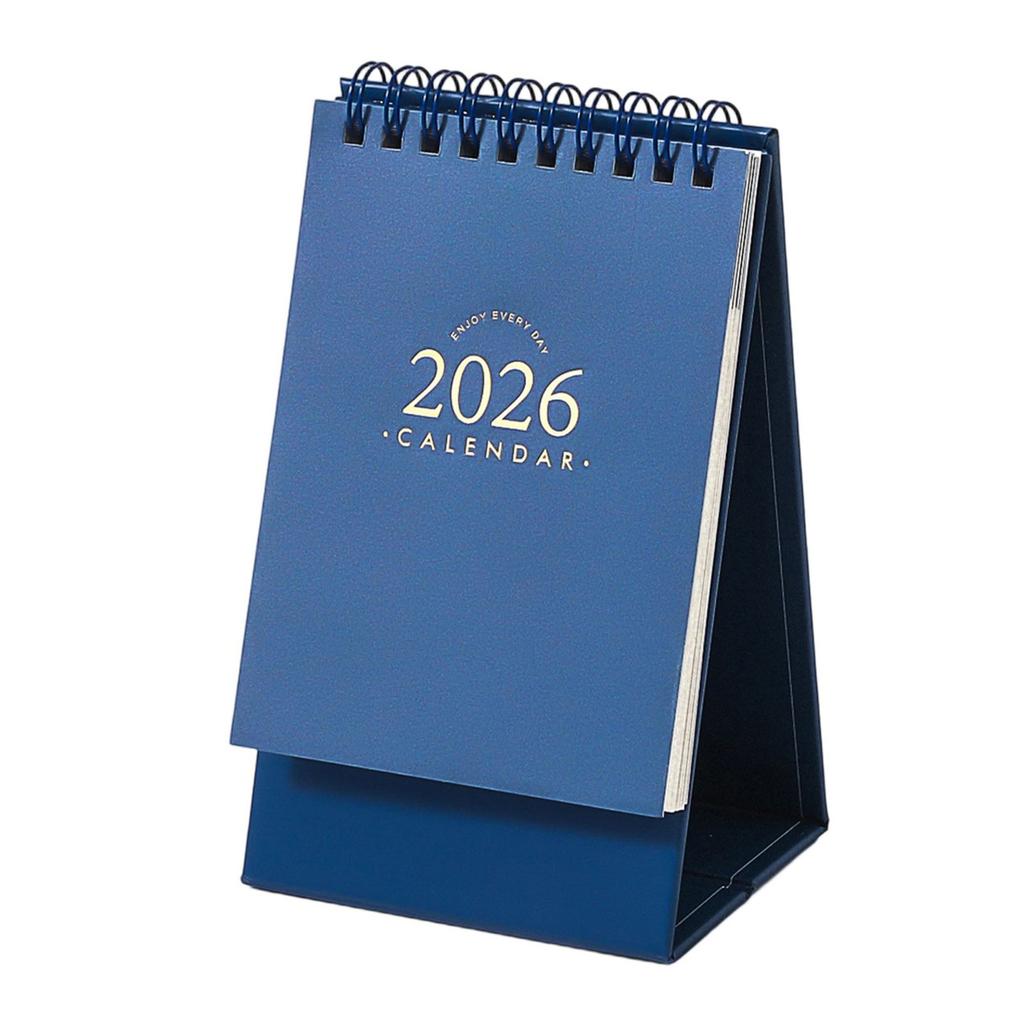2026 Desk Calendar Twin-Coil Binding Tabletop Calendar 16 Month Runs from Sep 2025 To Dec 2026 For Daily Scheduling