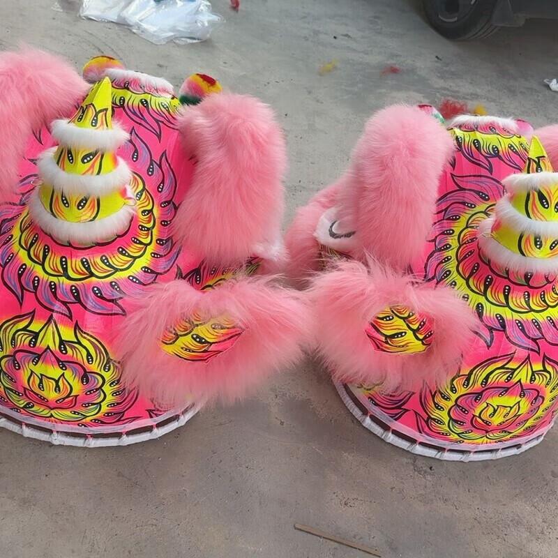 Traditional Southern Lion Dance Head