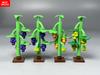 MOC Blocks Dwarves Crops Peppers Grape Plant Vegetables Food Farm Scene Learning Construction Bricks Assembled Children's Playthings