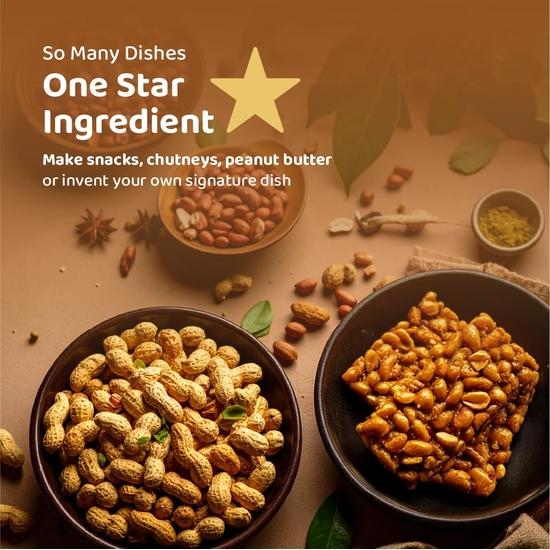 DeHaat Honest Farms Pesticide Free Raw Peanuts 500 GM