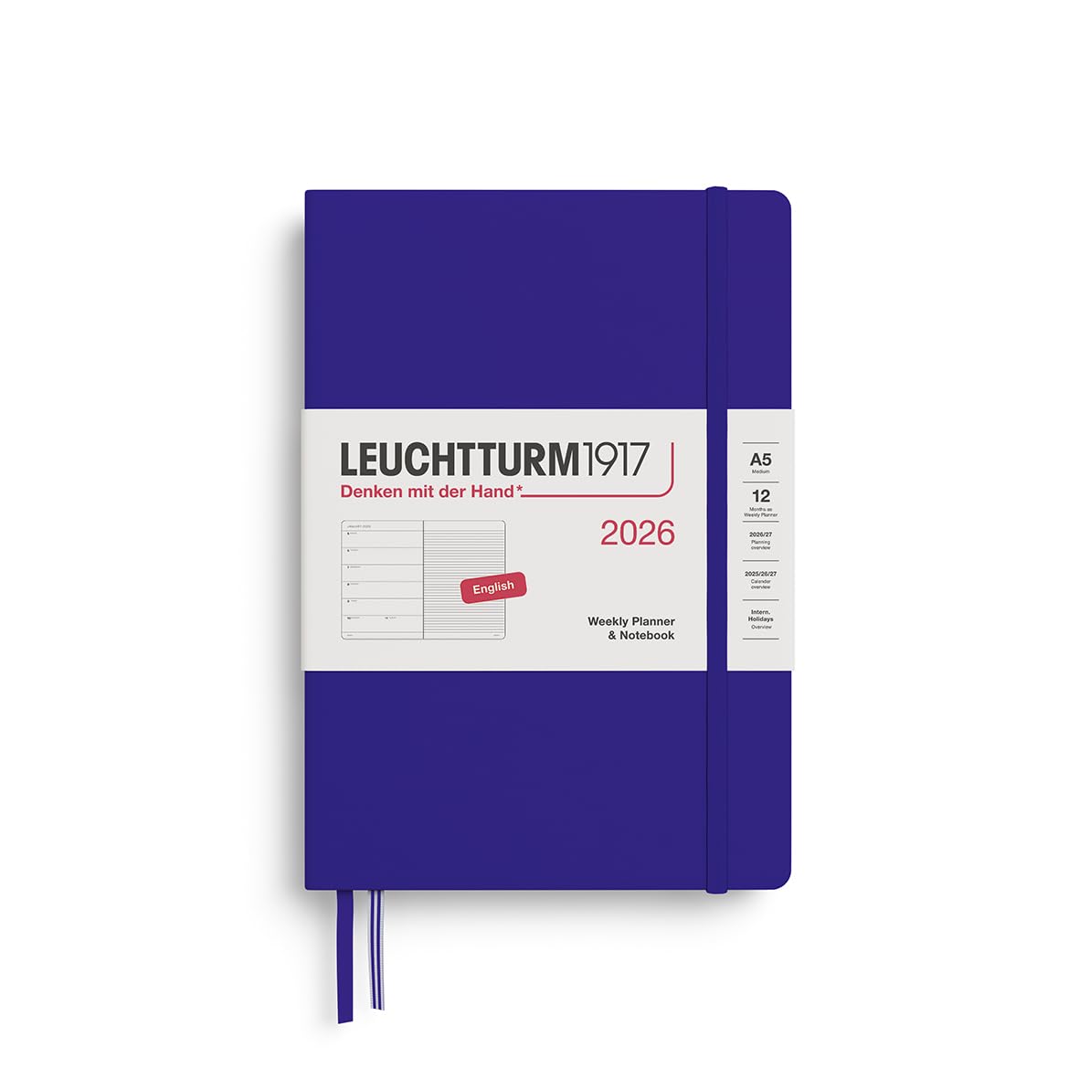 LEUCHTTURM1917 2026 A5 Weekly Notebook