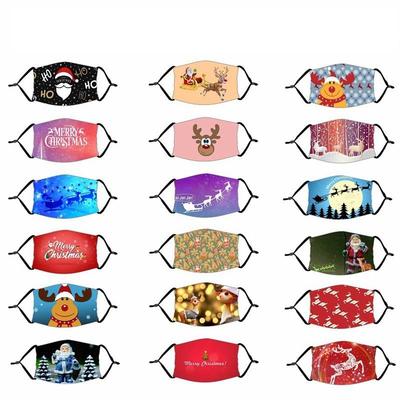 Merry Christmas Gift Christmas Decorations For Home Xmas Decor Santa Claus Christmas Deer Bear Happy New Year Christmas Mouth Mask 2021