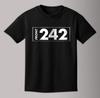 Front 242 Band Logo Tshirt Short Sleeve Black Unisex S3xl
