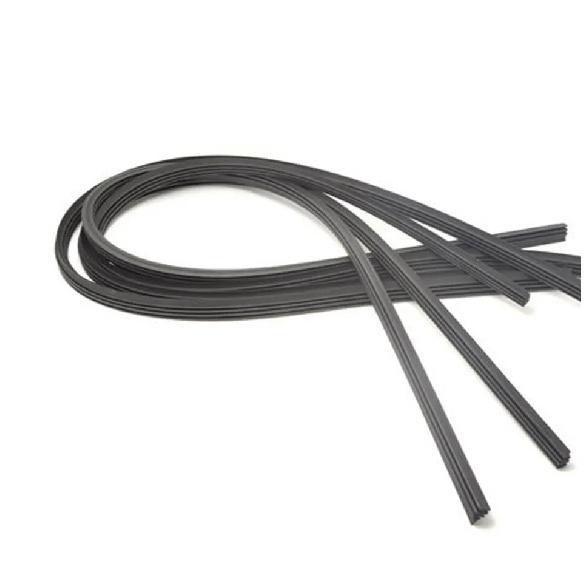 26" Car Bus Rubber Universal Frameless Windshield Wiper Blade Refill Strips 4PCS