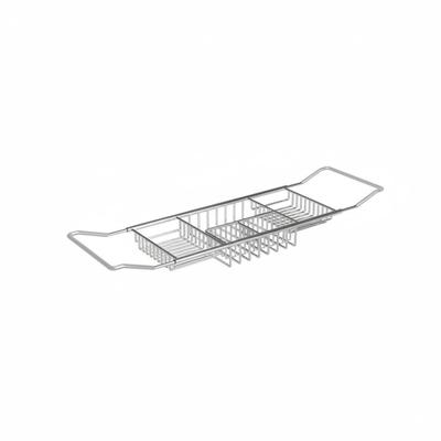 Universal Fit Bathtub Shelf Sturdy Bath Tray with Built In Stand for Tub