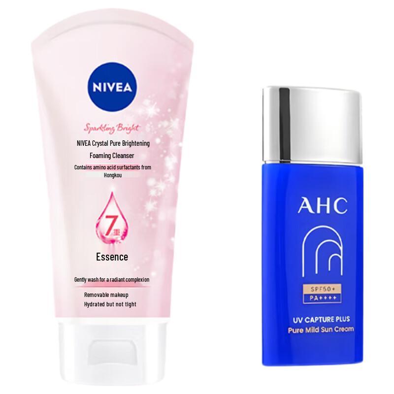 

Nivea Crystal Pure Brightening Cleanser & Sunscreen Set