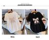 Women's Plus Size Slimming Round Neck Mid-Length Short-Sleeve T-Shirt (Sizes 200-350 jin, Style 6509)
