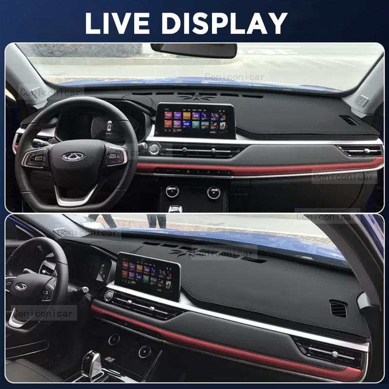 For CAOA Chery TIGGO 7 PRO MAX Drive Hybrid 2024 2025 Car Dashboard Cover Mat Dash Board Sun Shade Pad Artificial Leather