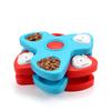 2 Spinning Layers Dog Puzzle Toy Slow Feeder Interactive Increase Dogs Food Puzzle Feeder Toys for IQ Training Mental Enrichment