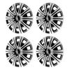 4 Pcs 17 Inch Wheel Hub Cap Full Protection Snap On Sporty Look Universal Wheel Rim Covers for