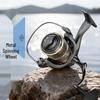 Lure Fishing Reel: Metal Spinning Reel for Long-Distance Casting - Ideal for Sea Rod and Rock Fishing.