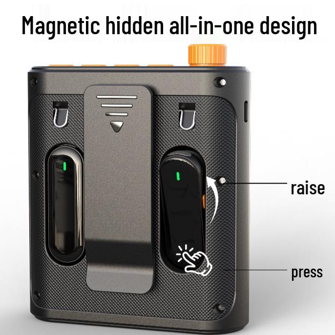 Little Bee Wireless Lavalier Microphone with 4th Gen AI Anti-Feedback for Teachers, Tour Guides & Trainers