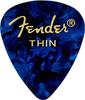 Fender 8 Pieces Teardrop Thin Guitar Picks Assorted Colors