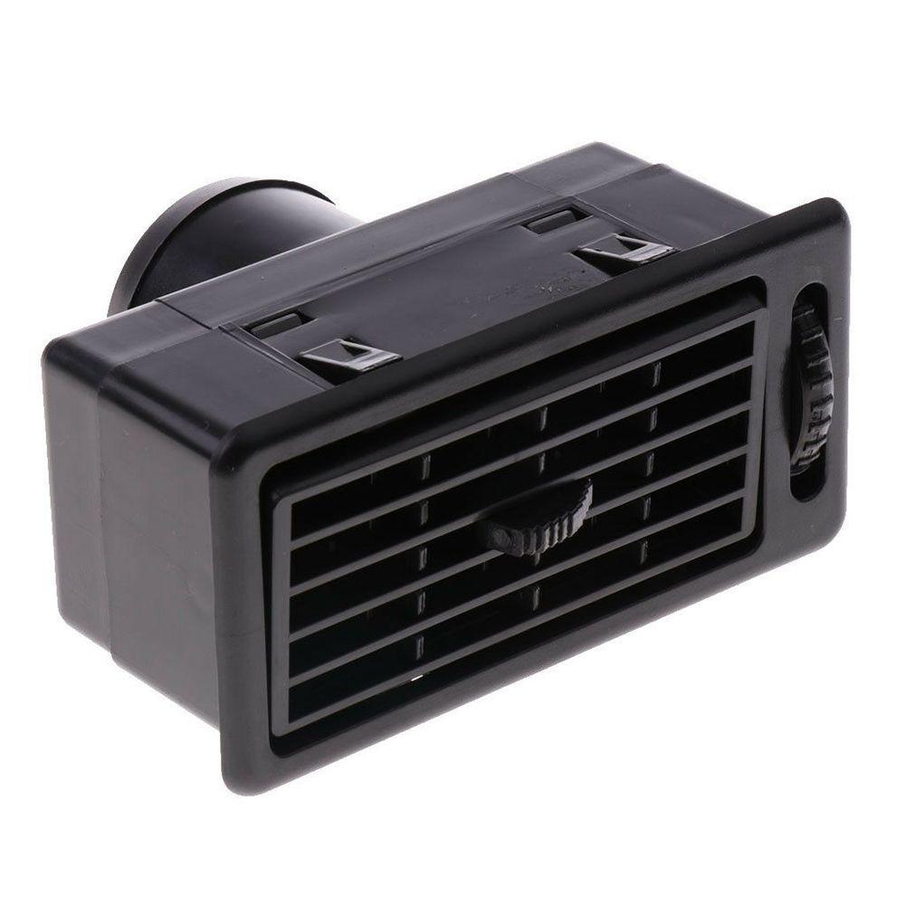 2 stk Dash ventilasjonsuttak Rv Vent Isolator Svart Air Vent Bil Air Conditioner Truck