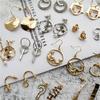 Fashion Geometric Round Drop Earrings Temperament Simple Star Tassel Pendant Earrings Female Gifts Jewelry