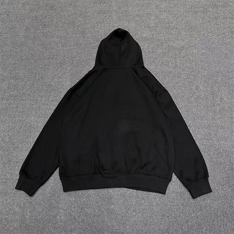 Syna Hip Hop Haftowany Zestaw Bluza i Szorty - Unisex Aksamitny Streetwear